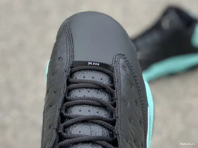 One Kick Black Air 13 Jordan Green 414571-030 Retro Island 0527